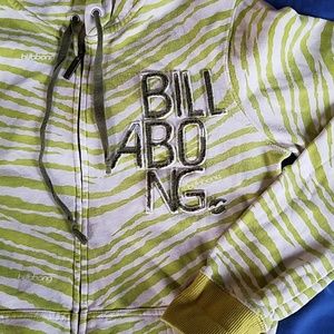 Billabong zip-up sweatshirt
